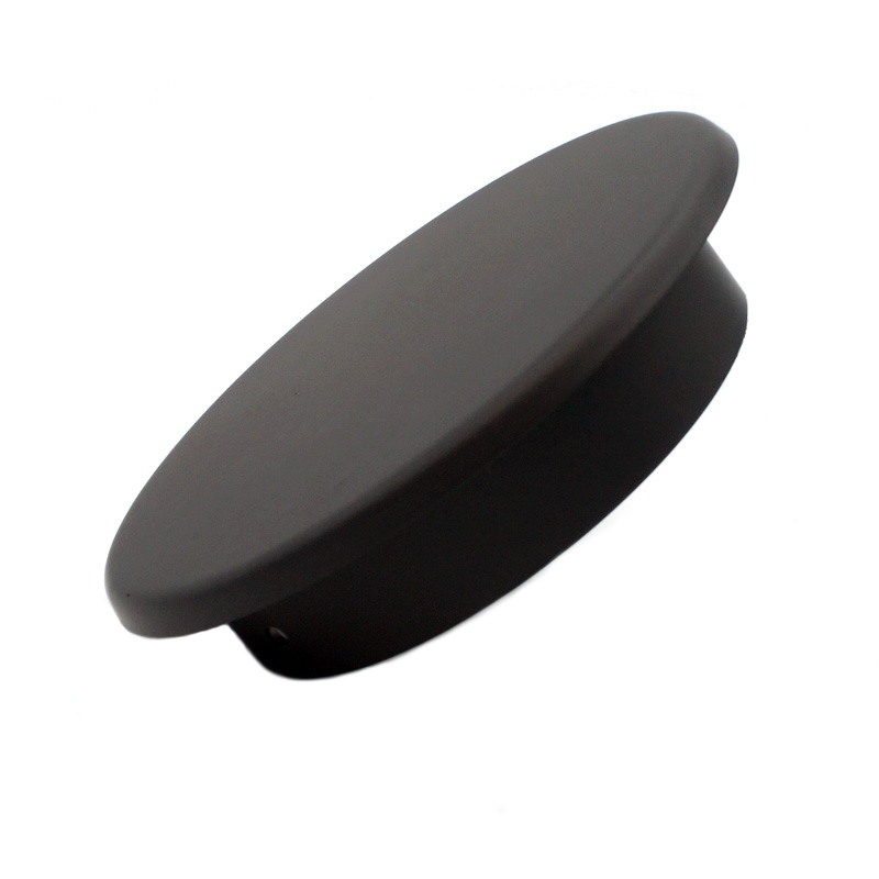 Blinddeckel für Wandfutter 150 mm schwarz