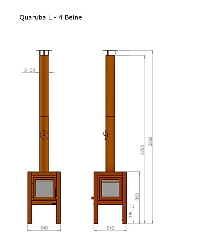 RB73 Quaruba L Abmessungen