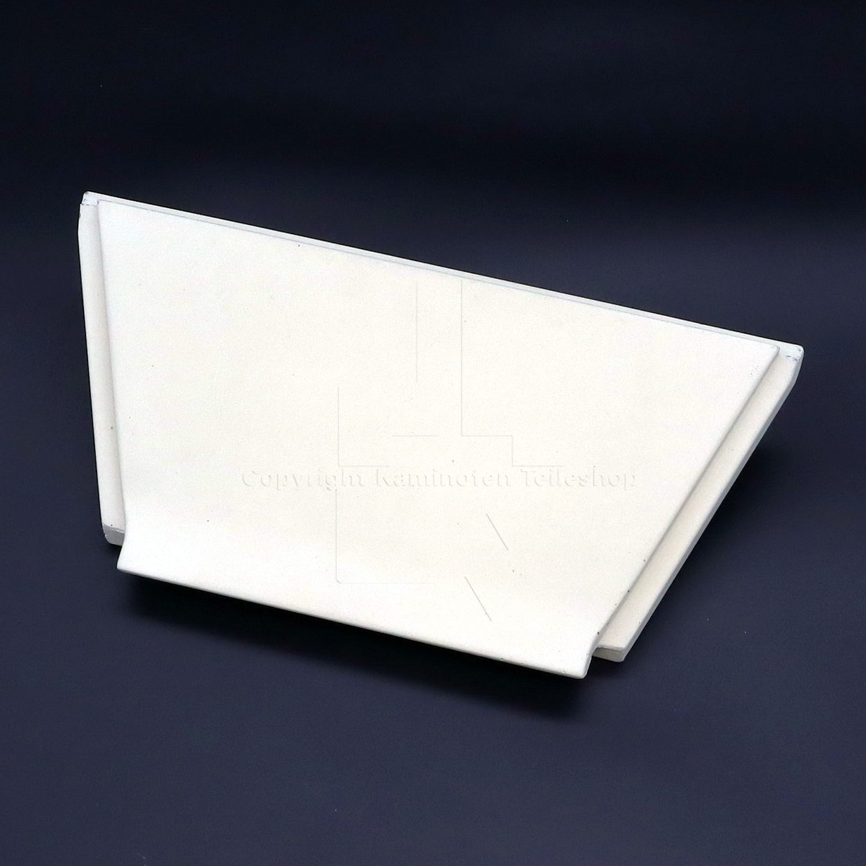 Nordpeis Origo oberer schräger Rückwandstein der Brennraumauskleidung aus Thermotte