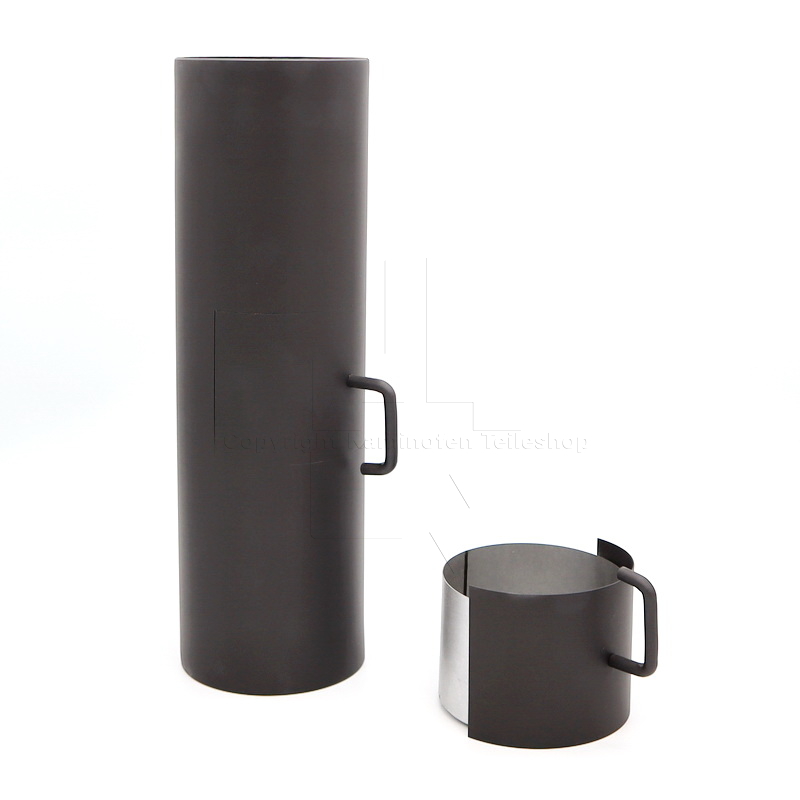 Rauchrohr mit Rußtopf ø 130 mm