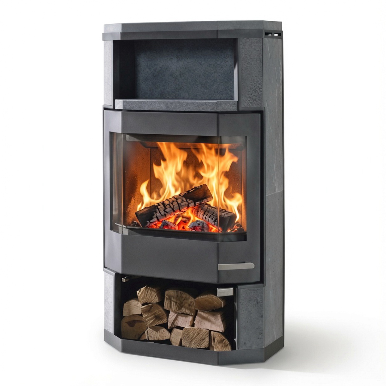 Kamin, Gaskamin, Feuerstelle, Holzbrand, Schwedenofen