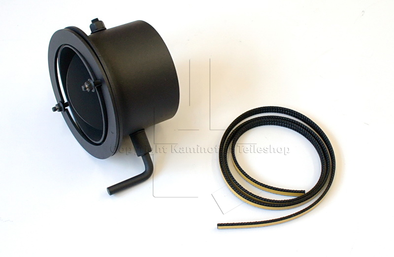 Scan Frischluftanschlussbox für Kaminöfen mit gerader Rückwand