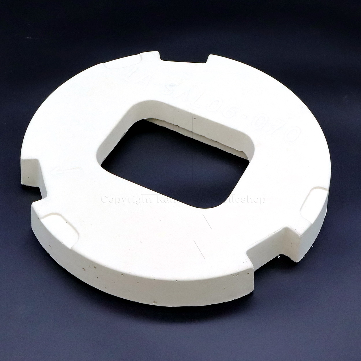 Nordpeis Salzburg R Auflageplatte für den Katalysator über der Rauchumlenkung