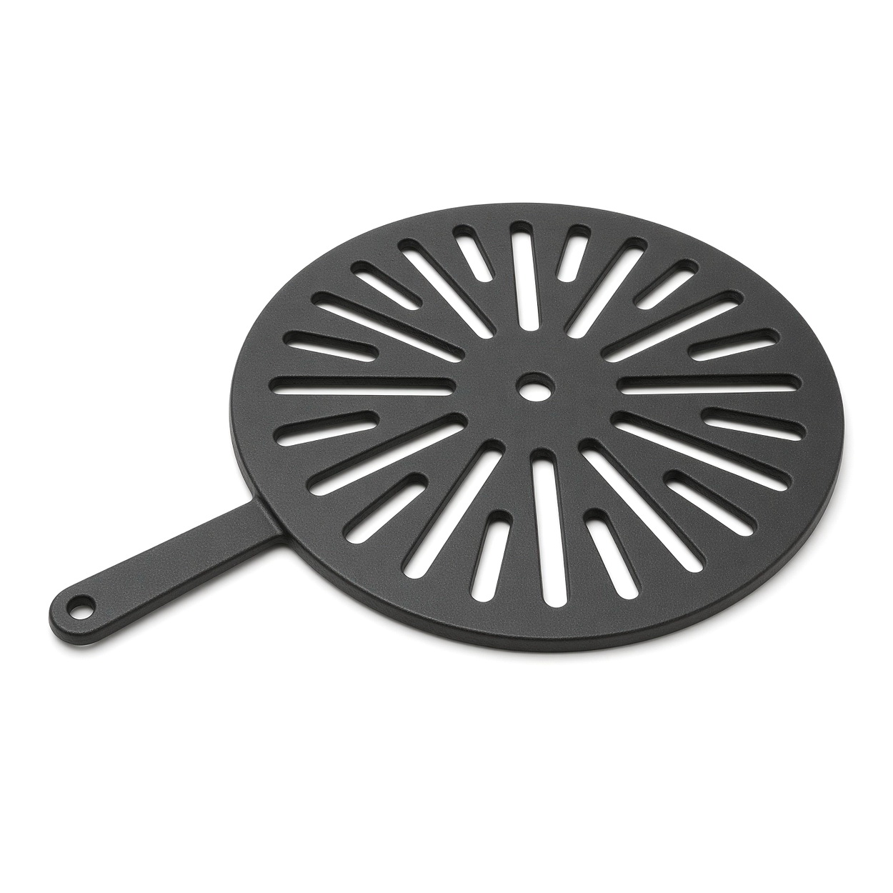 Pfanne, Grillpfanne, Stielpfanne, Runde Pfanne, Lochdesign