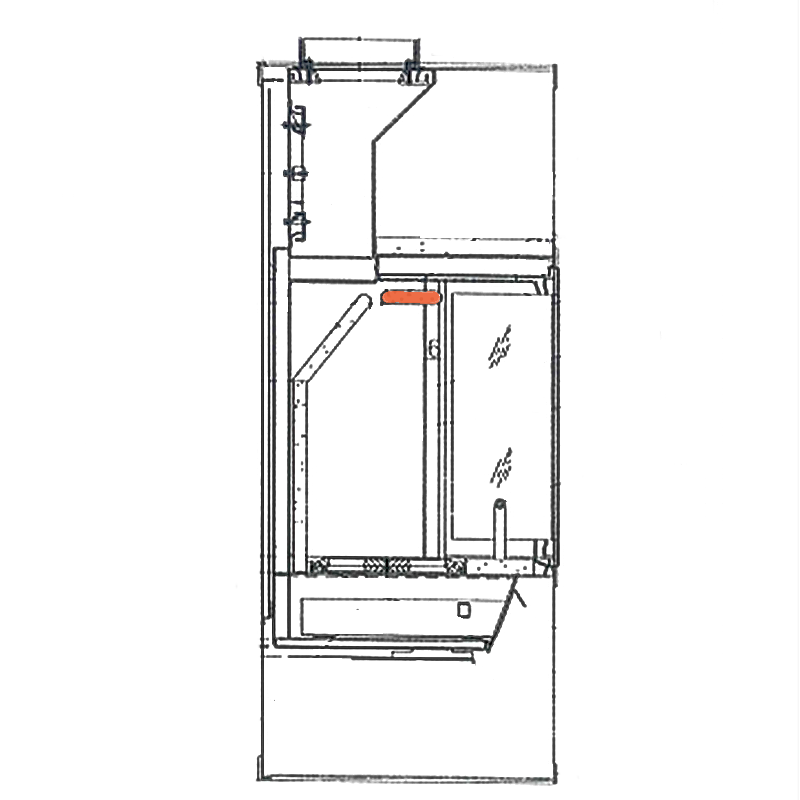 Scan 28 Position Rauchumlenkplatte horizontal