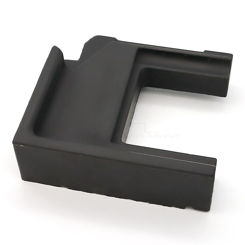 Nordpeis Q-34UL linker Brennraumbodenstein aus schwarzer Thermotte