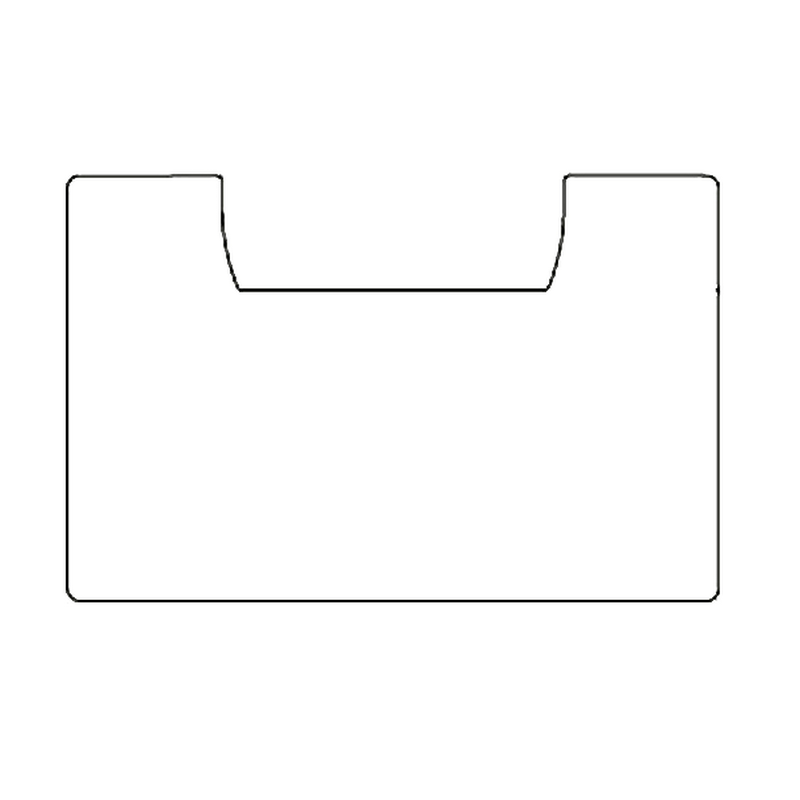 Handöl 35T Funkenschutzvorlegeplatte aus Glas