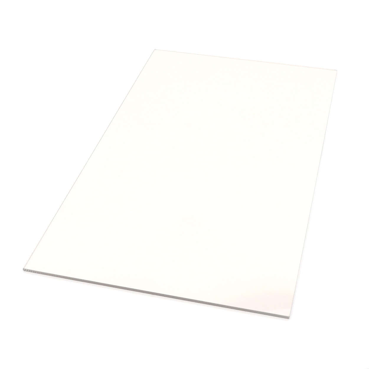 Schneideplatte, Dünne Platte, Kunststoffplatte, Weiß, Flache Platte