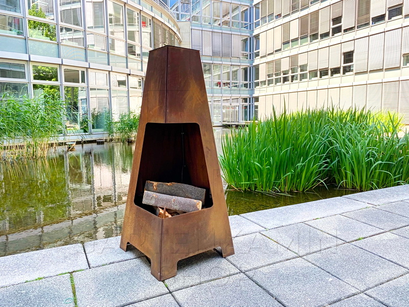 Jøtul Terrazza Gartenkamin am Wasser