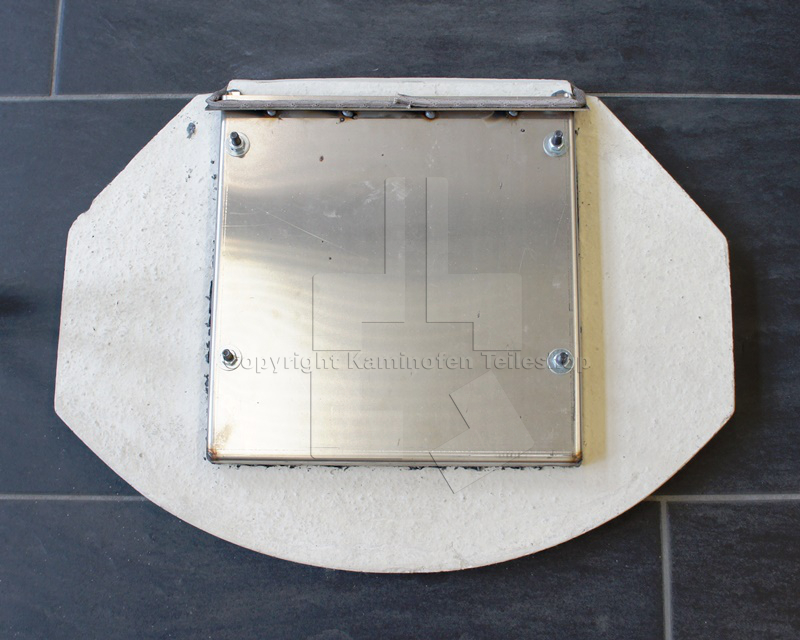 Flammprallplatte für Nordpeis Amsterdam, Basel, New York und Brennkammer N-24 von oben