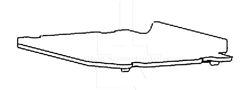 Jotul I 400 obere Rauchumlenkplatte