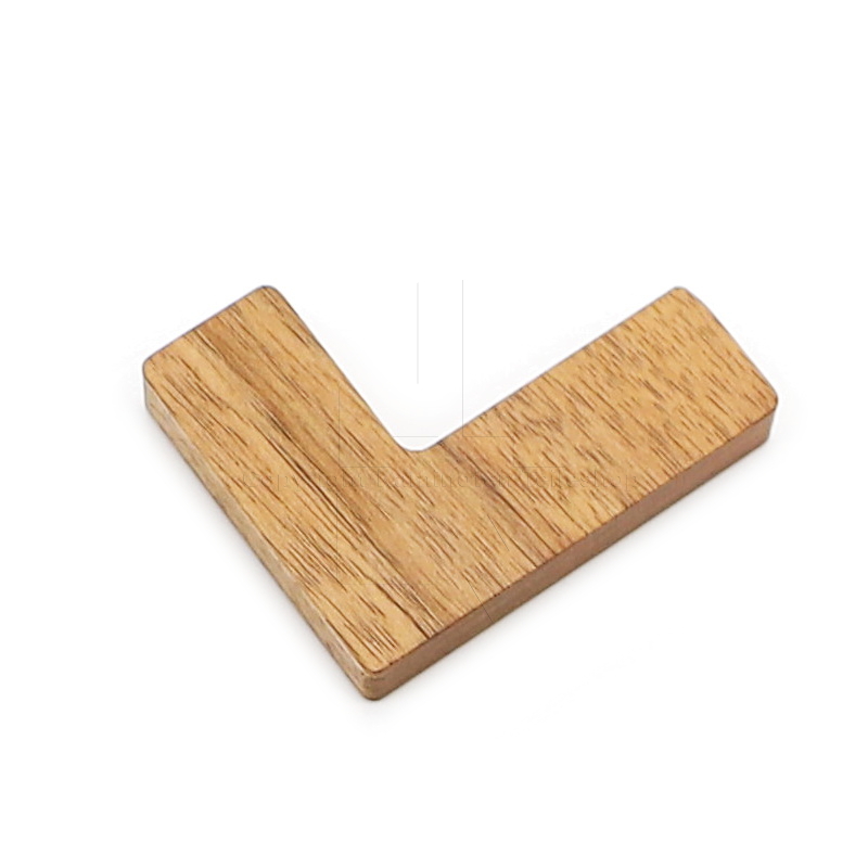 Nordpeis Wave T Türgriff aus Holz für geschlossene Tür