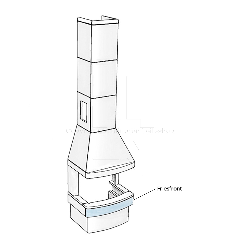 Contura 470 Friesfront-Speckstein