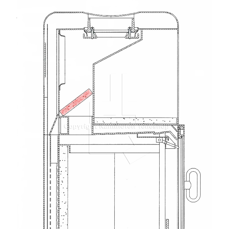 Scan 12 Rauchumlenkplatte Baujahr 1990 - 1991 - Position