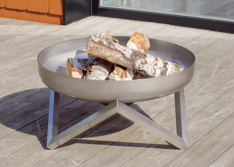 Feuerschale Logi ø 63 x 36 cm aus Edelstahl