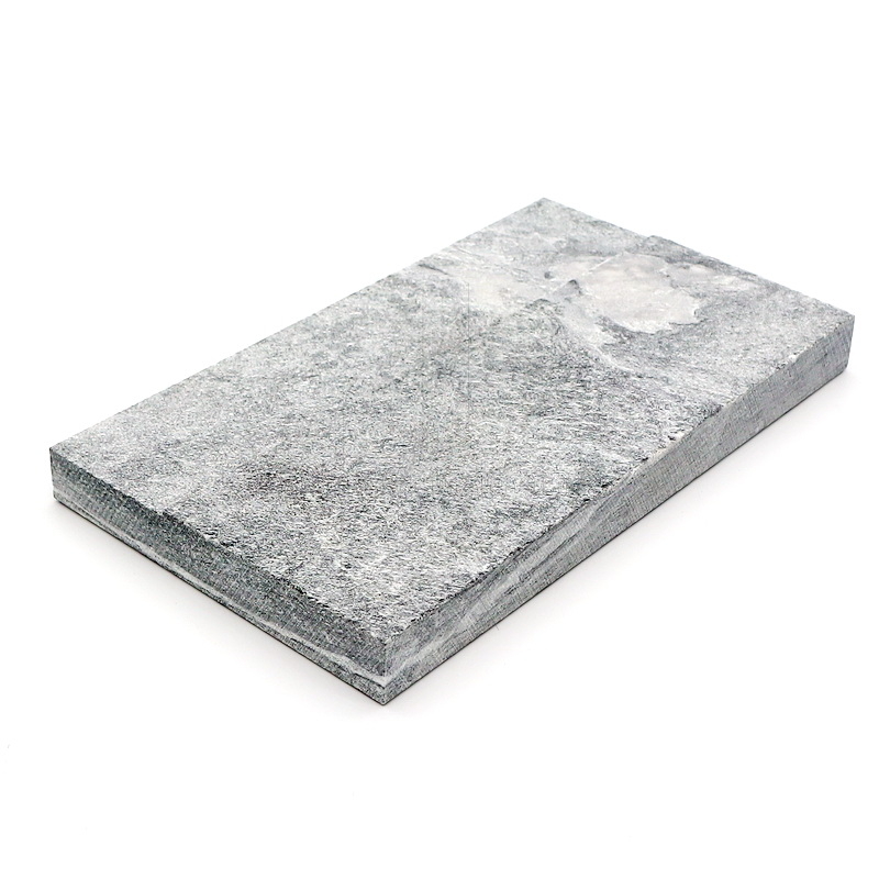 Handöl 10 / 10T Brennraumstein seitlich aus Speckstein - Rückseite mit Aussparung