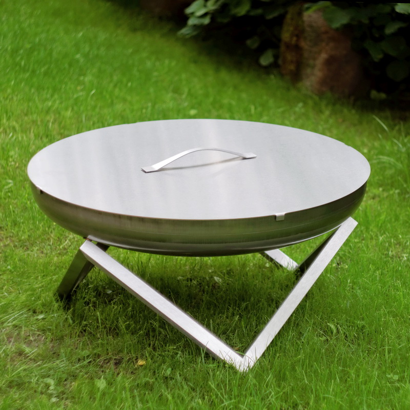 Abdeckung für Feuerschale Logi ø 79 cm aus Edelstahl