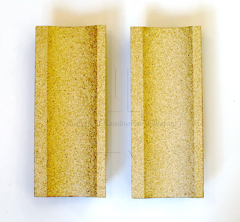 Scan 58 Serie Seitensteine der Brennraumauskleidung für Öfen ohne Seitenscheiben