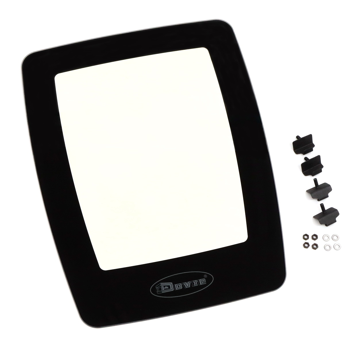 Lichtbox, Lichtpanel, LED-Lichtbox, Schwarz, Montagezubehör