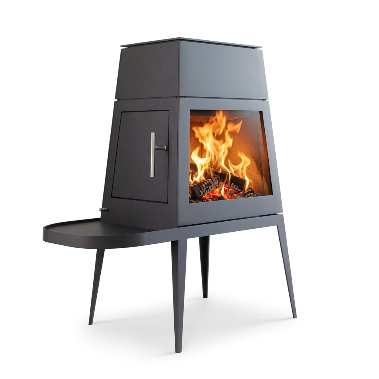 stove, fireplace, heater, metall, tischplatte