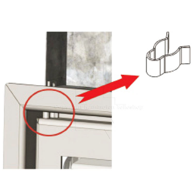 Nordpeis Arhus Sicherungsfeder an der Tür