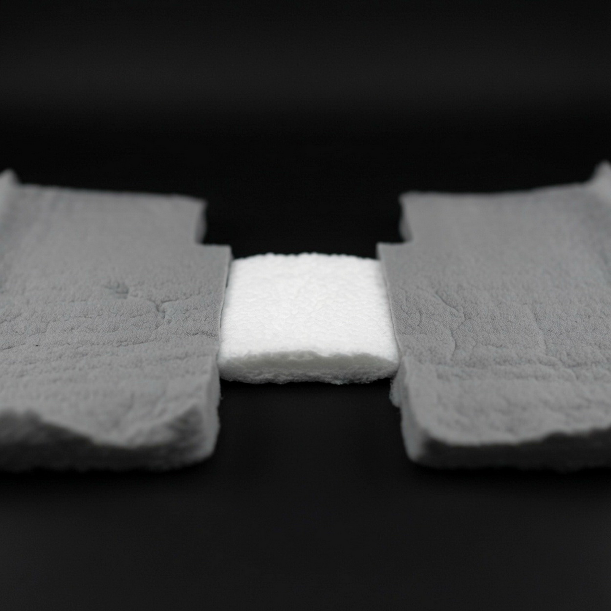 Styrofoam, Foam, White, Interlocking, Puzzle piece