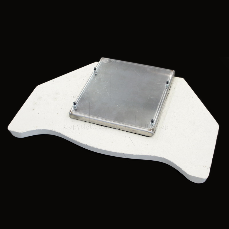 Nordpeis Stryn Rauchumlenkplatte mit Tertiärluftkasten - Oberseite