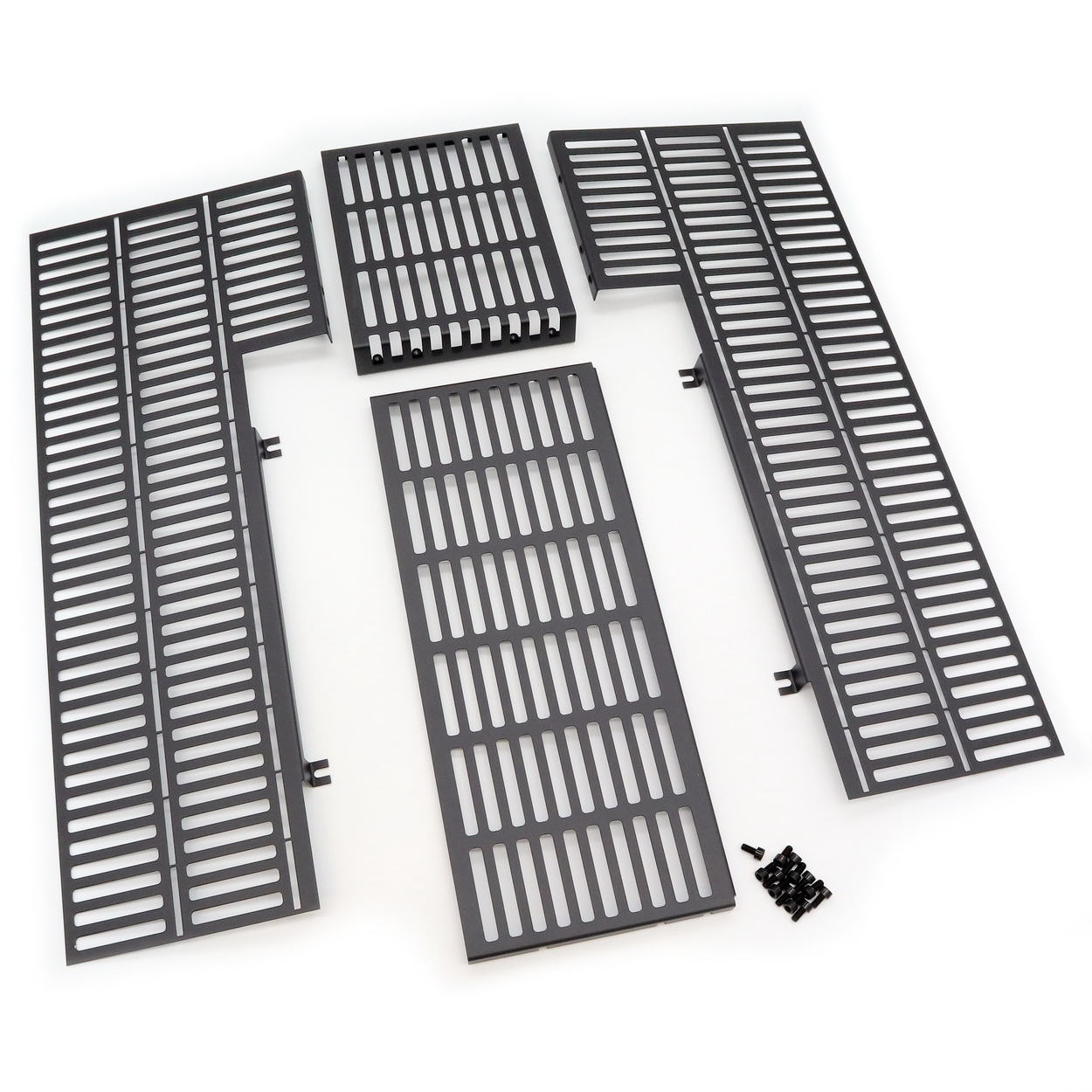 grillgitter, Metallgitter, rechteckigelemente, Kühlgitter, schwarz