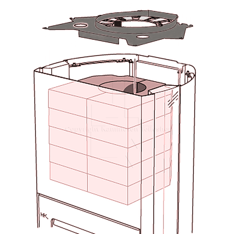 Contura 35T Wärmespeichermagazin