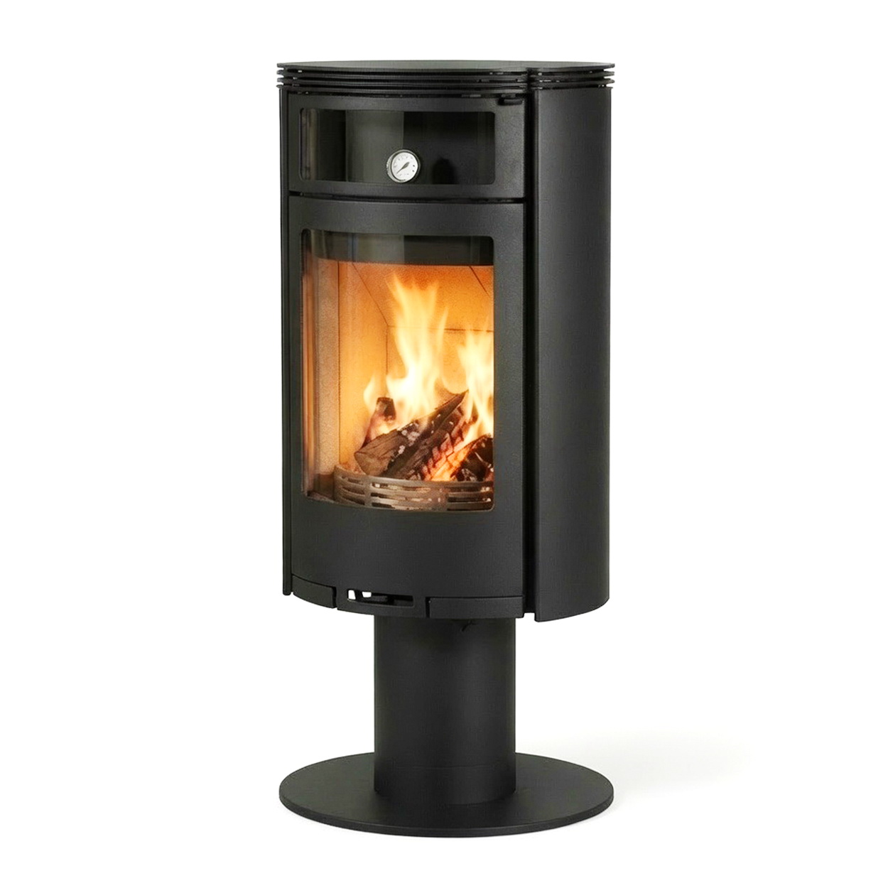 Kamin, Stahlofen, Gehäuse, Glastür, Holzfeuer