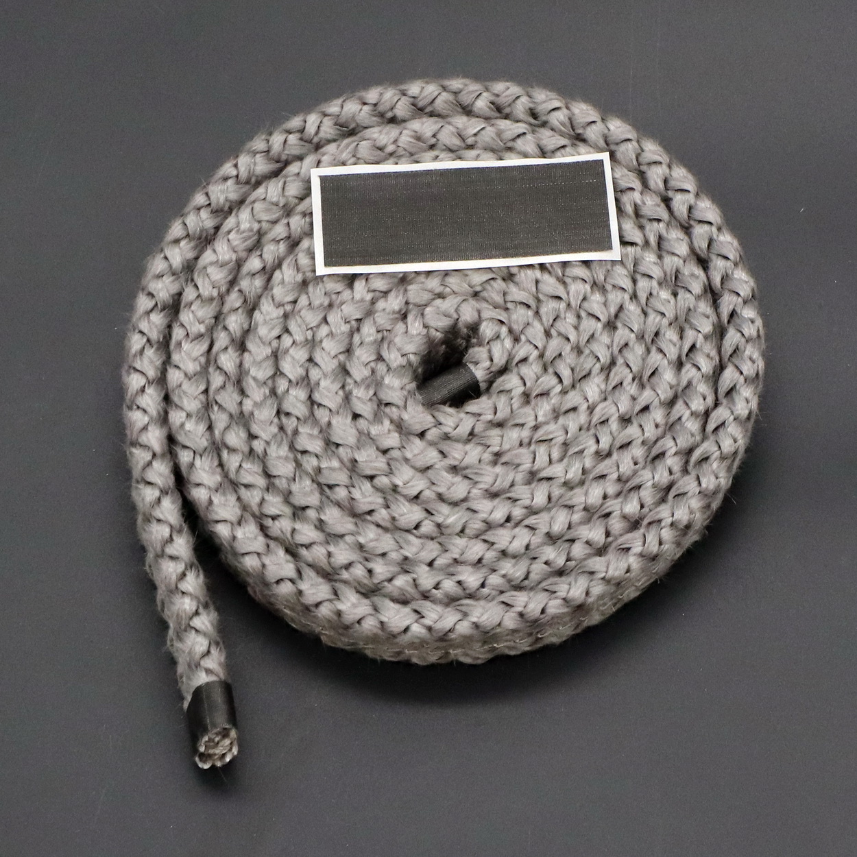 Wickelarmband, Kordel, Gestricktes Band, Graugrün, Textilarmband