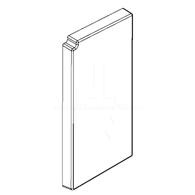 Nordpeis Uno 5 linker Brennraumstein