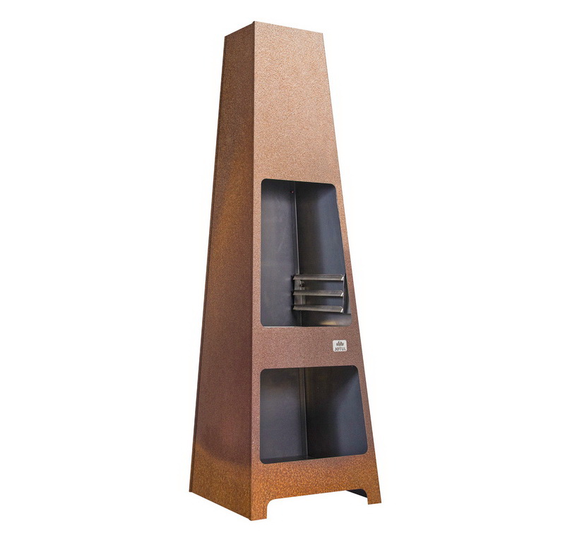 Jotul Loke Grillkamin aus Corten