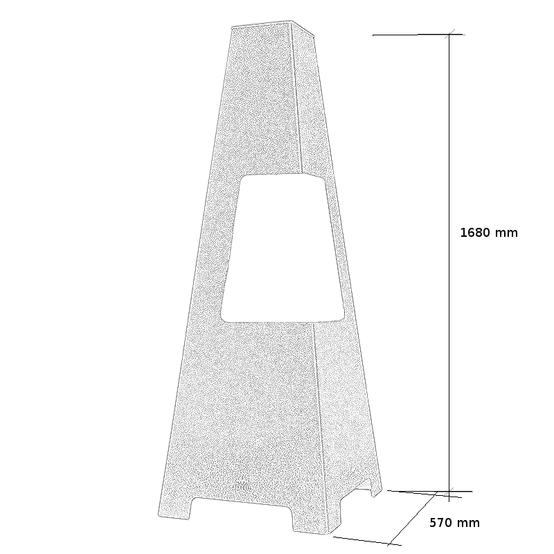 Gartenkamin Jotul Terrazza XL Maße