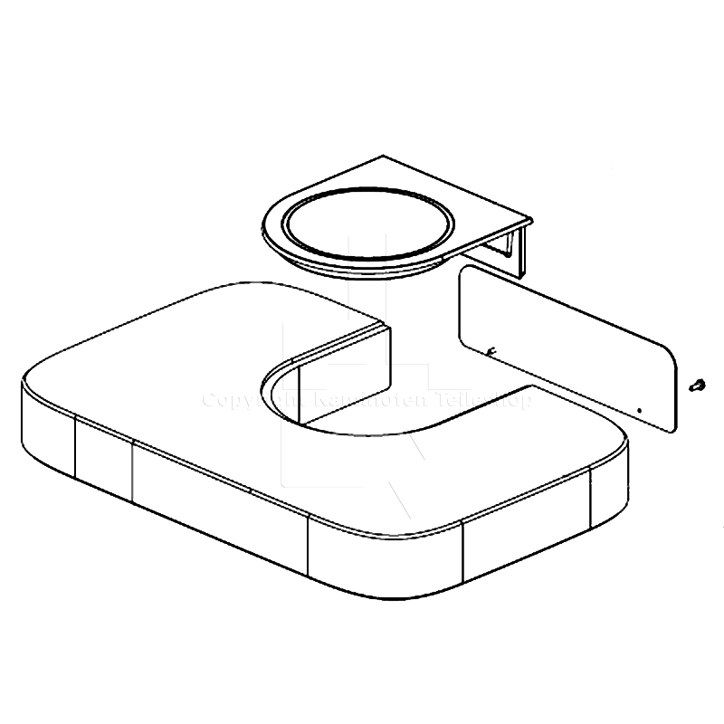 Jotul F 305 Specksteindeckel-Teileübersicht