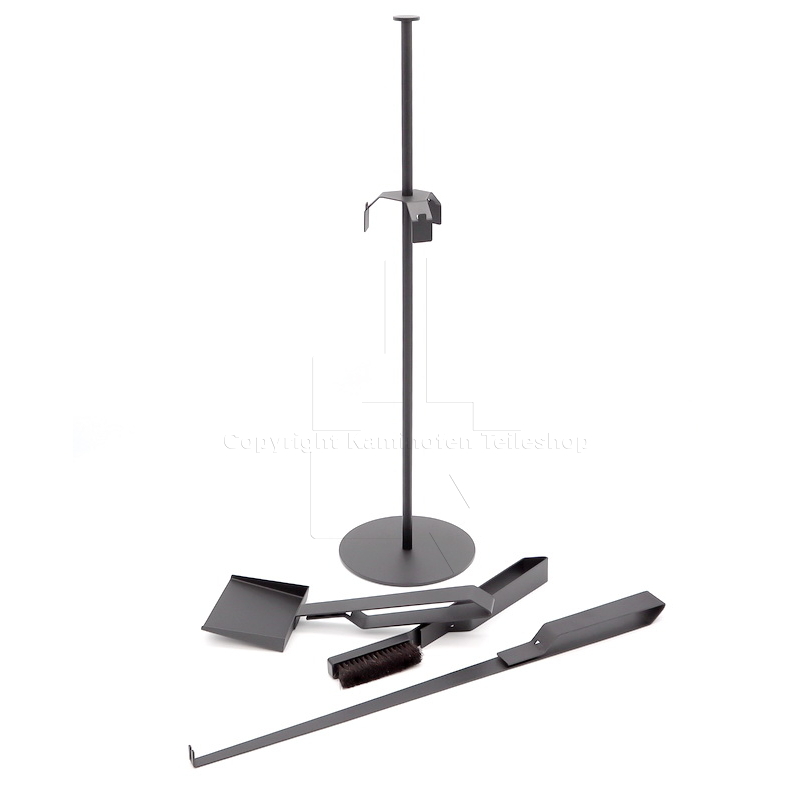 Kaminbesteck Clear-Round, 3-teilig