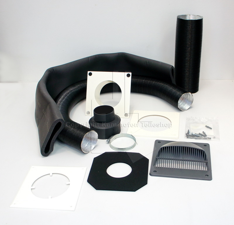 Nibe Handöl / Contura Kaminöfen Zuluftset für externe Verbrennungsluft