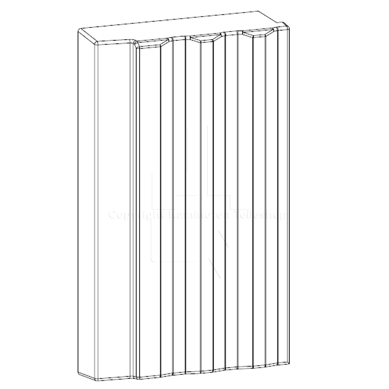 Nordpeis Salzburg XL Rückwandstein links