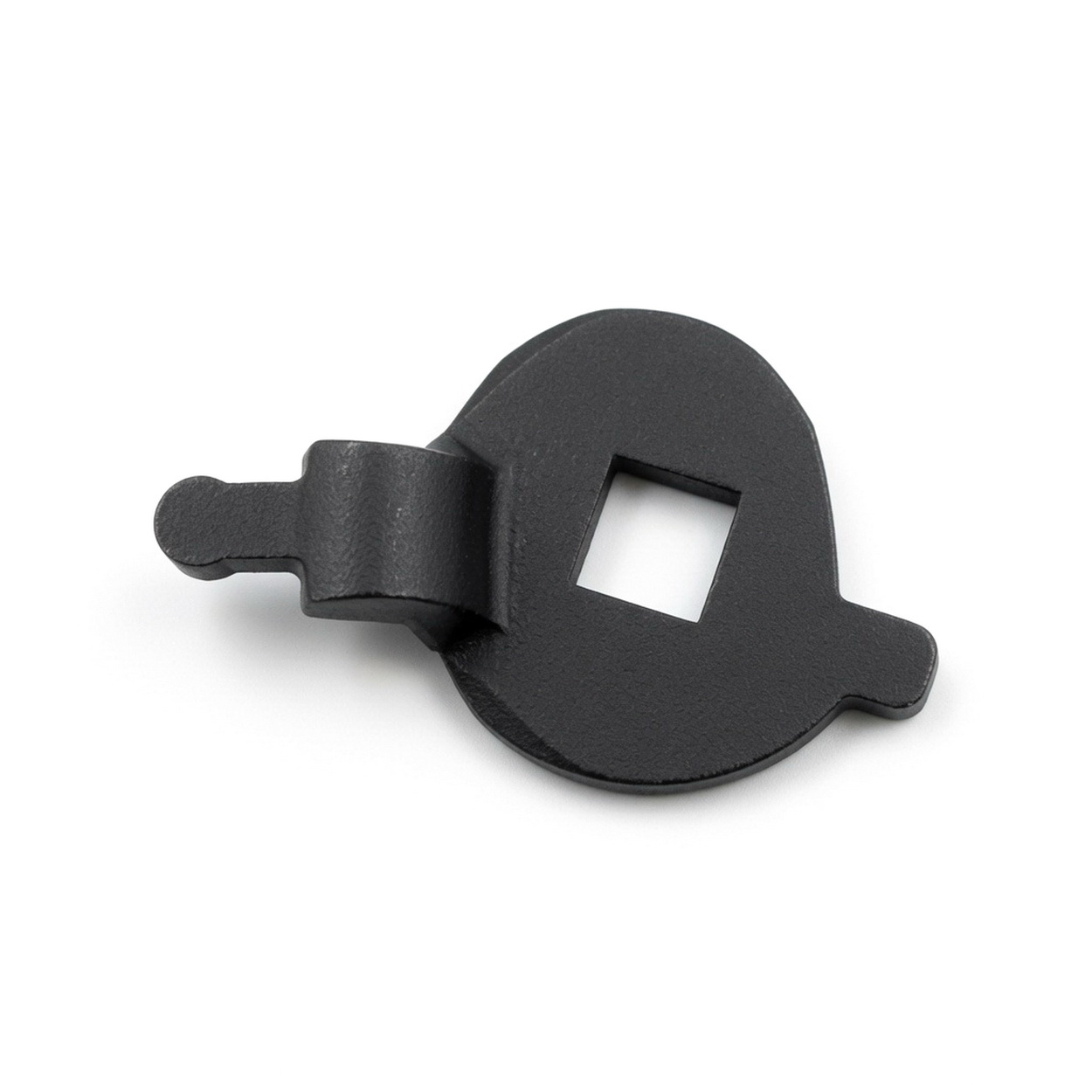 Lanyard Clip, Kunststoffteil, Quadratloch, Schwarz, Zubehör