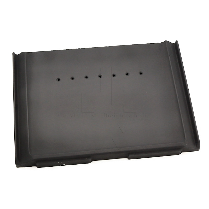 Nordpeis Monaco Rückwandbrennraumstein aus schwarzer Thermotte