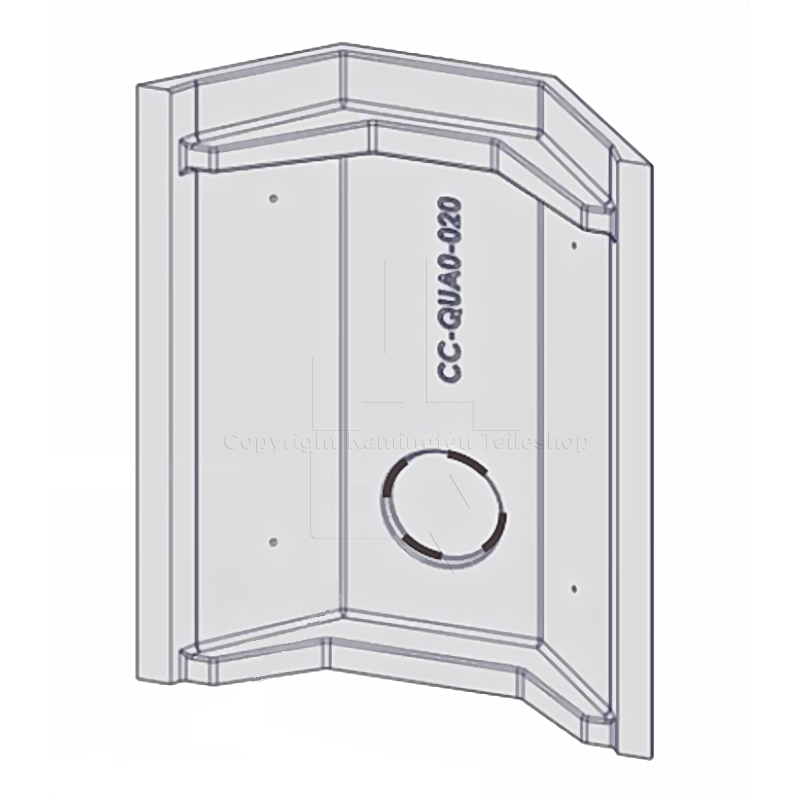 Nordpeis Quadro Colorado Holzfachstein hinten