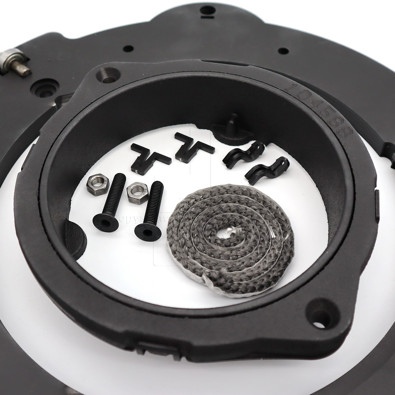 Scan 84 Drehteller komplett - Detail Anschlussstutzen drehbar