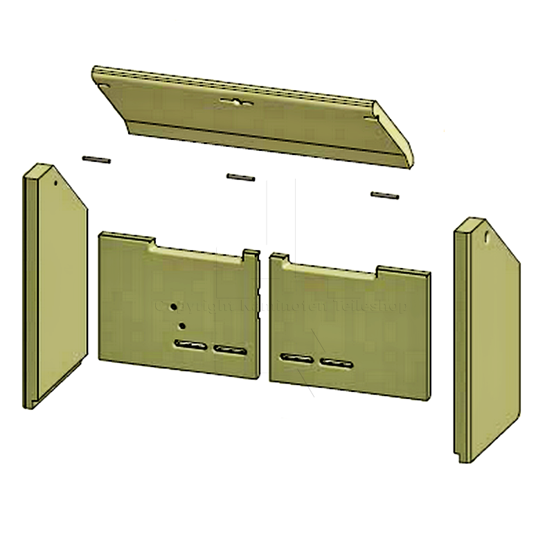 Scan 1003 Brennraumauskleidung