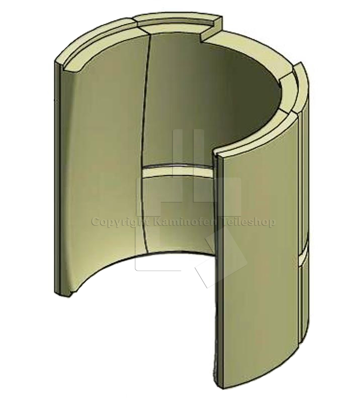 Scan 85 Brennraumauskleidung aus Vermiculit