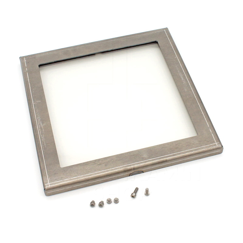 RB73 Quaruba L Seitenwand mit Glas ungerostet