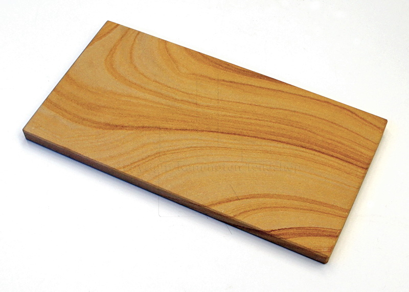 Skantherm Ator + Rückwandstein im  Warmhaltefach aus Sandstein tobacco