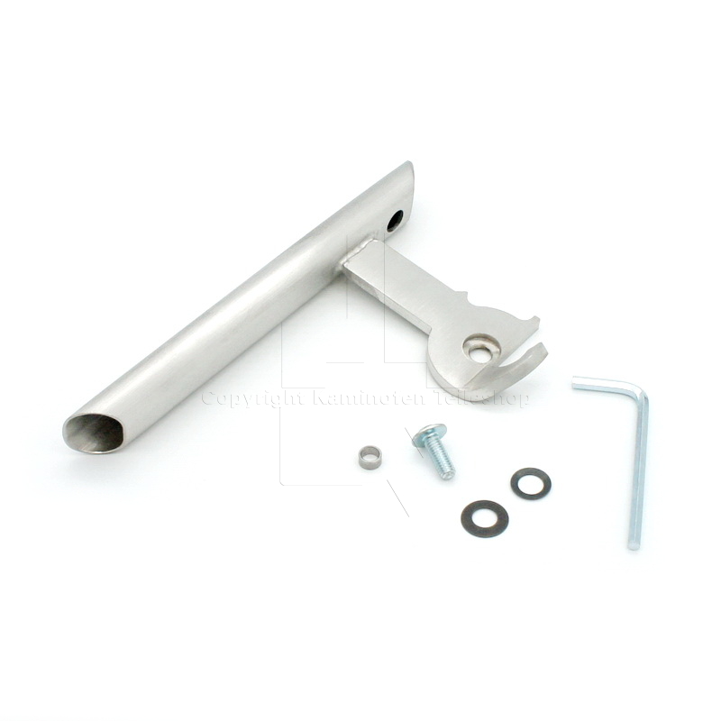 Nordpeis Chicago (N-36V) Griff für Kamintür chrom matt