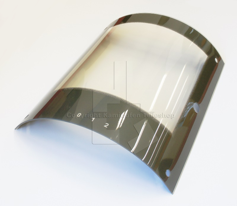 Corona-Feuermöbel Türglas für Corona Kaminöfen C1-C7 in grau