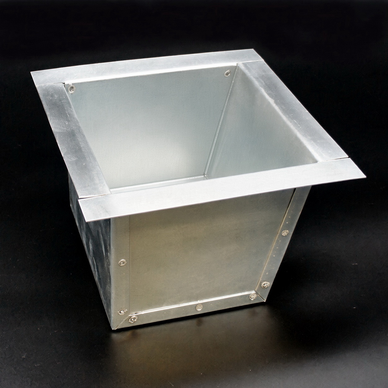Metallbox, Metallisch, Rechteckig, Schraubverbund, GALVANISIERT