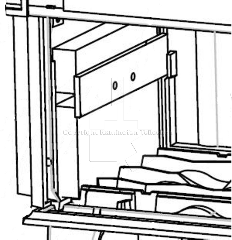 Jotul F 118 CB  Rückwandsteine